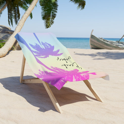 Beach vibes towel